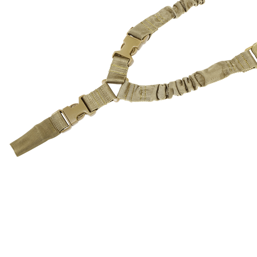 Amomax 1-Punkt Tragegurt Dual Bungee Universal HD Tactical gepolstert Coyote Brown Bild 3
