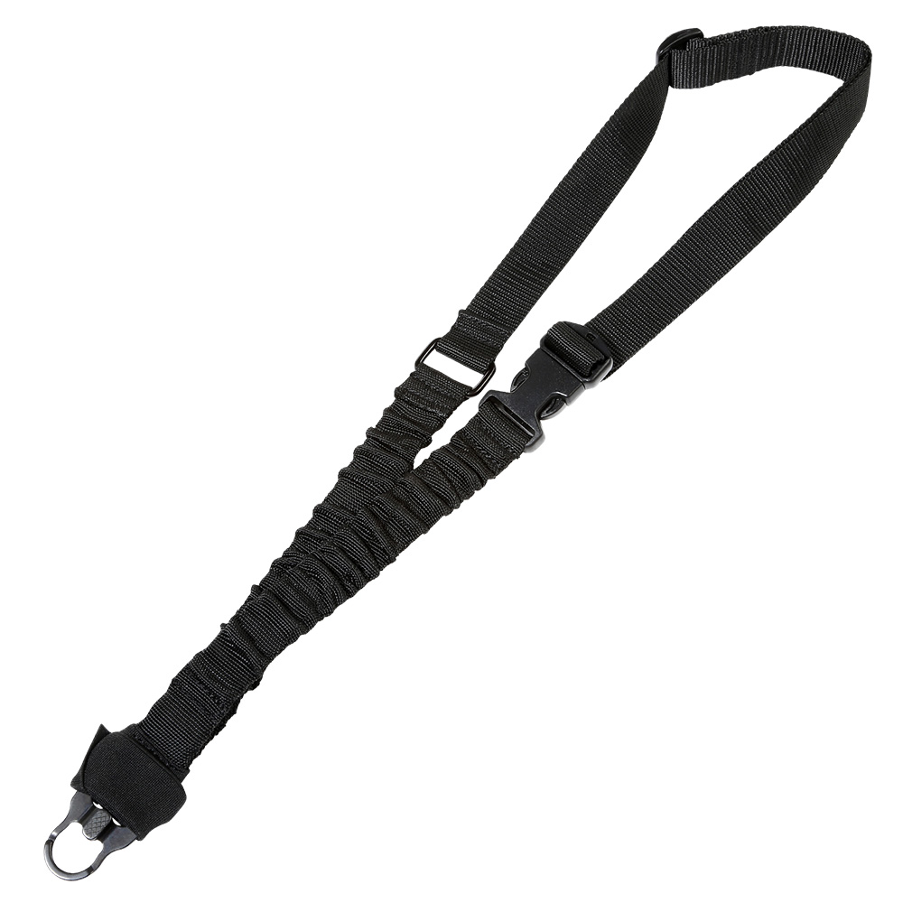 Amomax 1-Punkt Dual Bungee Universal HD Tactical Tragegurt mit Mash-Hook schwarz