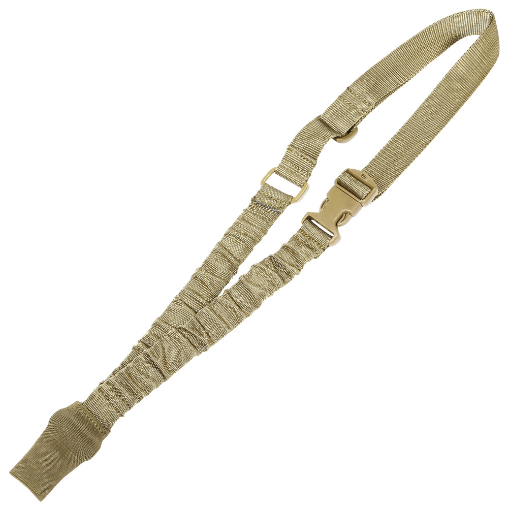 Amomax 1-Punkt Tragegurt Dual Bungee Universal HD Tactical mit Mash-Hook Coyote Brown Bild 1