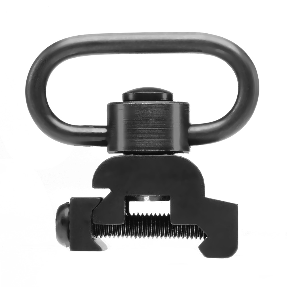 ICS KAC-Type Tragegurt Adapter inkl. QD Swivel f. 20 - 22mm Schienen schwarz Bild 1