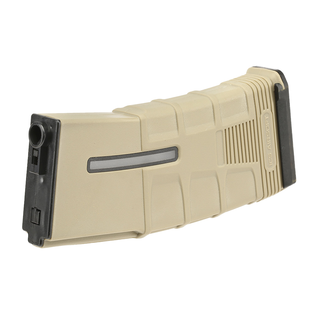 ICS M4 / M16 TMAG Polymer-Magazin Low-Cap 45 Schuss Tan