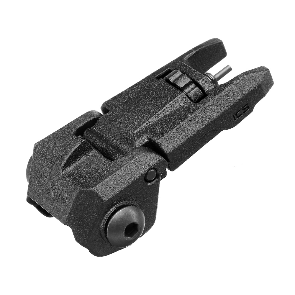 ICS CFS Polymer Flip-Up Front Sight f. 21mm Schienen schwarz Bild 2