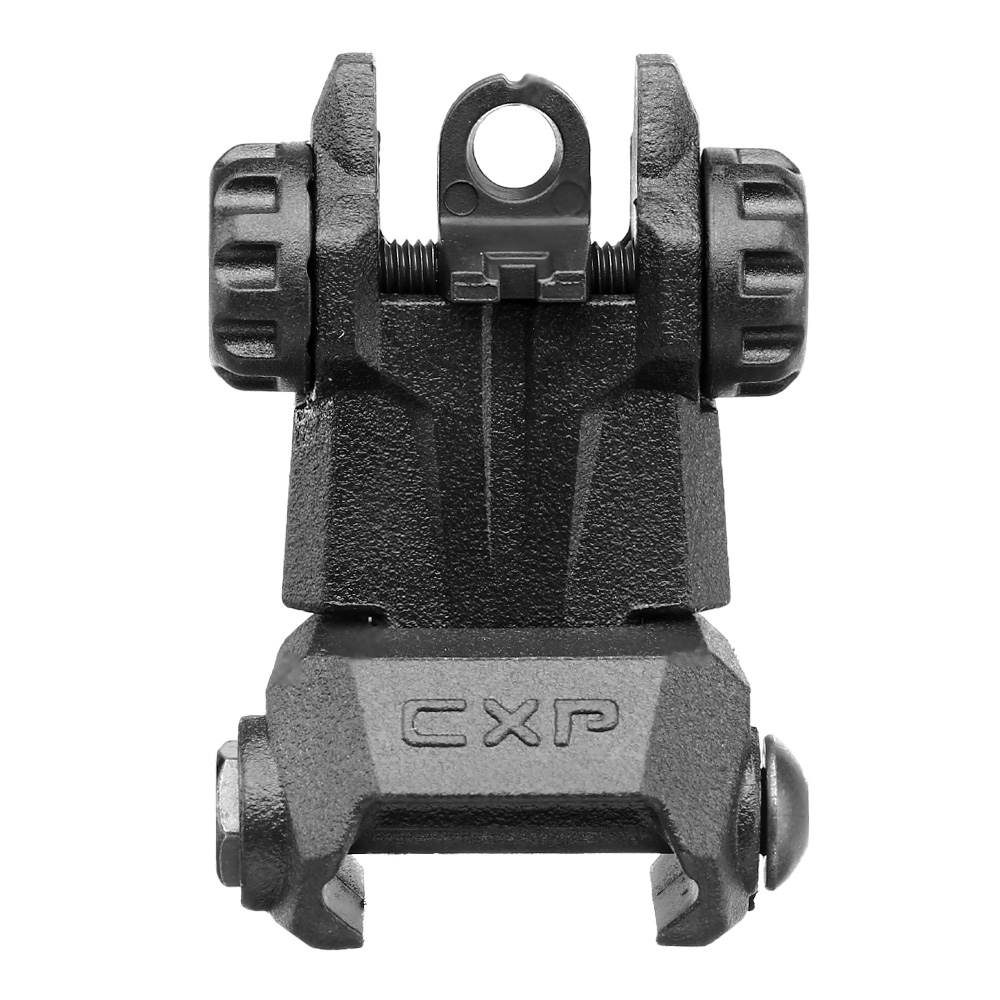 ICS CFS Polymer Flip-Up Rear Sight f. 21mm Schienen schwarz Bild 4