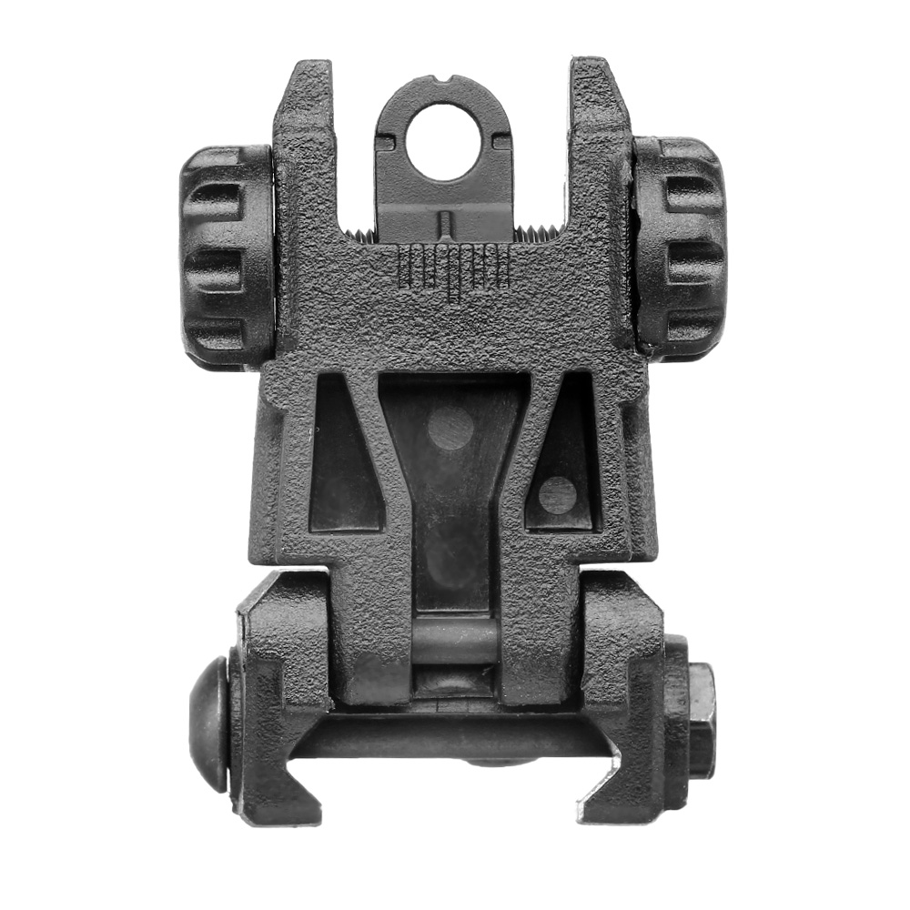 ICS CFS Polymer Flip-Up Rear Sight f. 21mm Schienen schwarz Bild 5