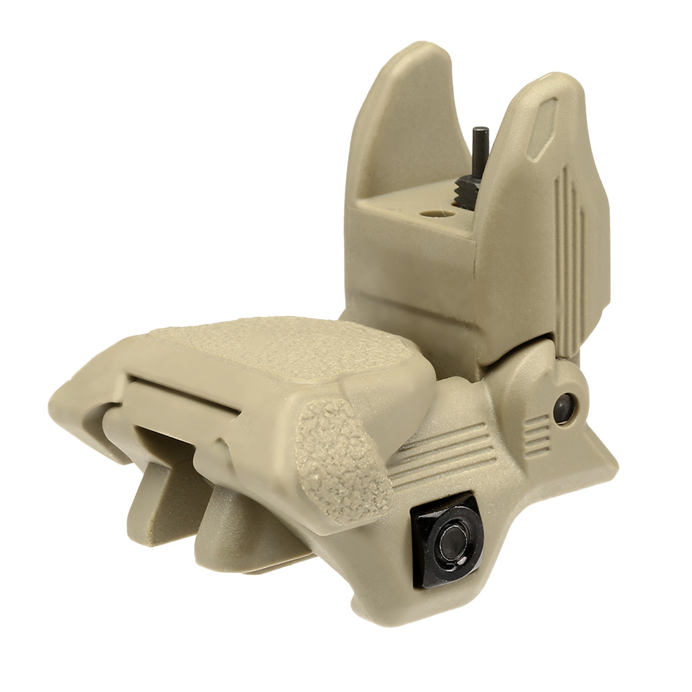 ICS CXP Polymer Flip-Up Front Sight f. 21mm Schienen Tan