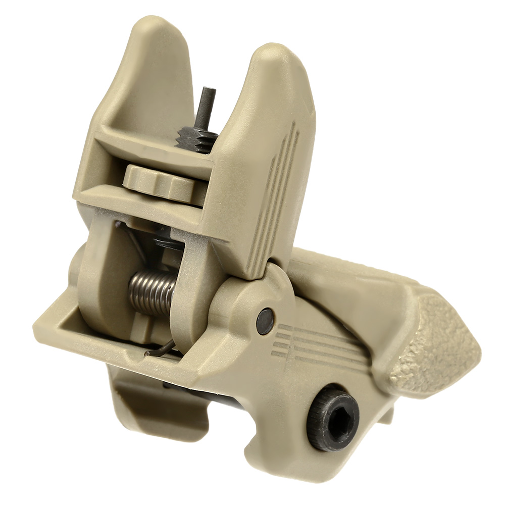 ICS CXP Polymer Flip-Up Front Sight f. 21mm Schienen Tan Bild 1