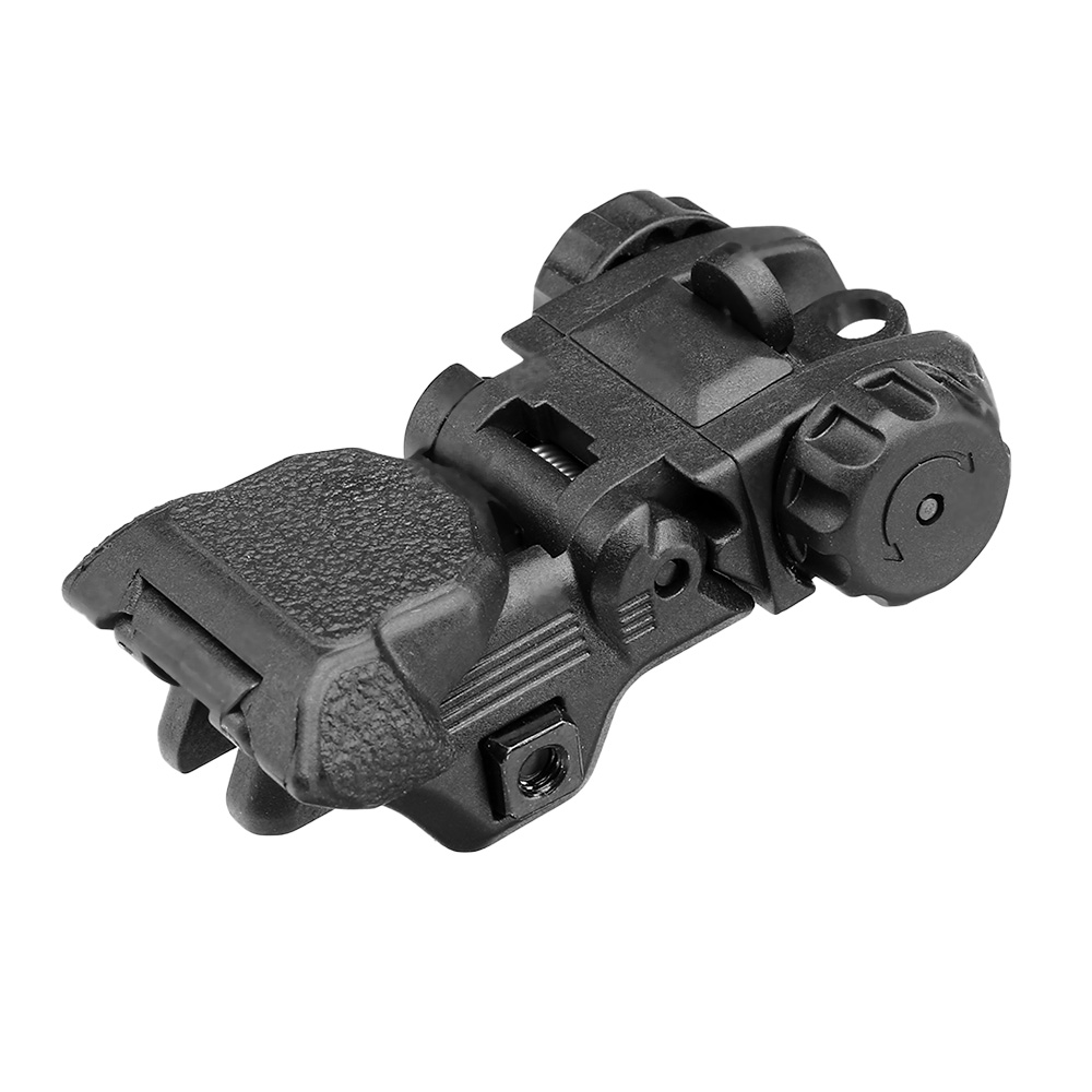 ICS CXP Polymer Flip-Up Rear Sight f. 21mm Schienen schwarz Bild 2