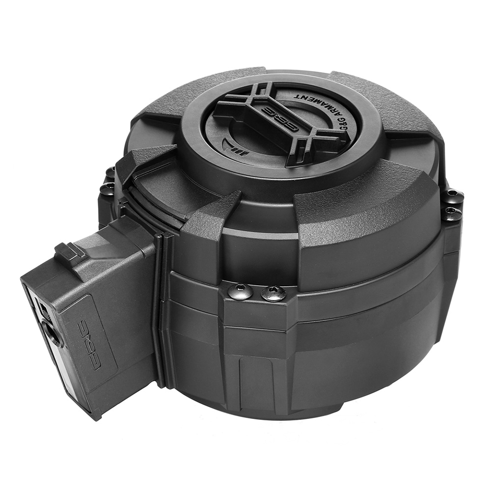 G&G AK / RK / GK Manuel Winding Trommelmagazin Hi-Cap 2200 Schuss schwarz Bild 1