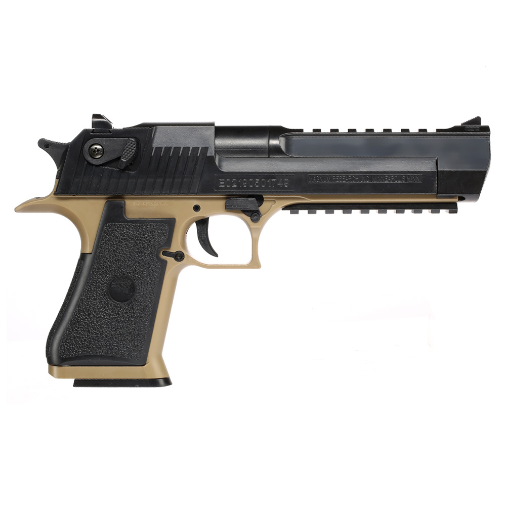 Cybergun Desert Eagle .50AE Railed Springer 6mm BB Bicolor Bild 2