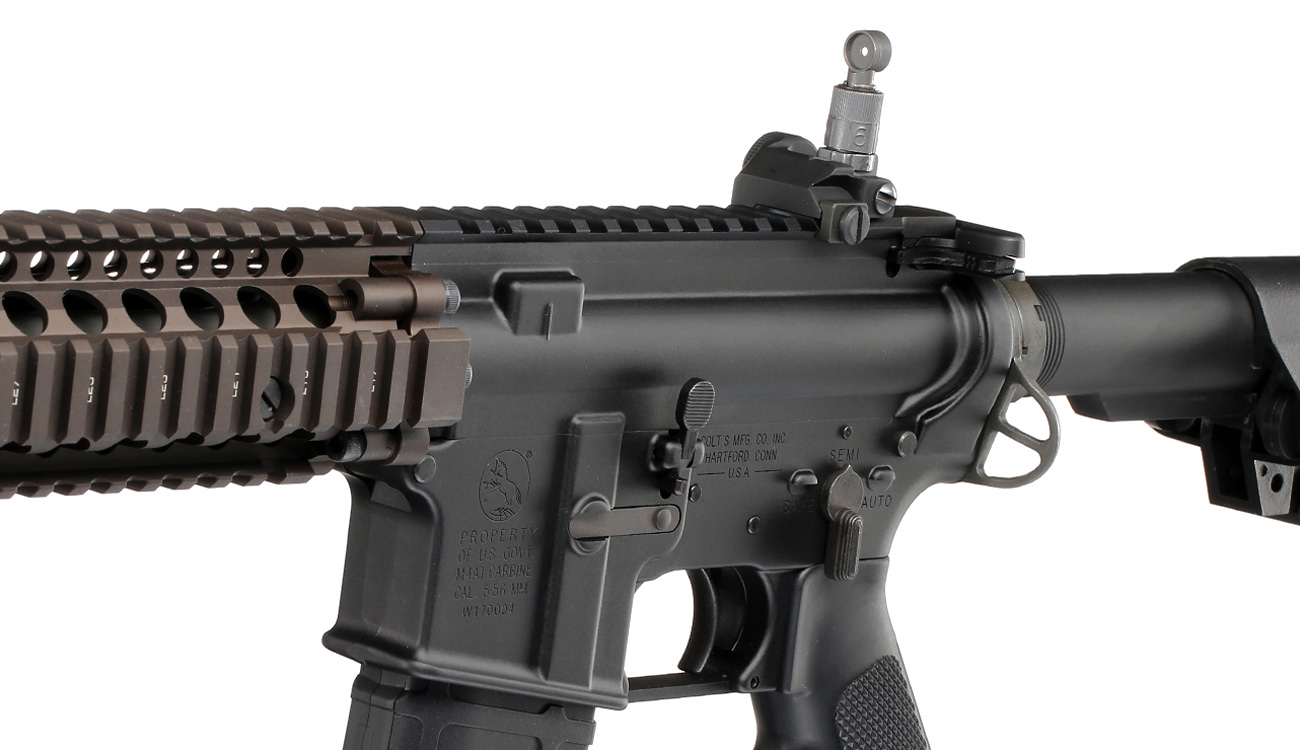 VFC Colt / Daniel Defense M4A1 RIS II Deluxe Vollmetall Gas-Blow-Back 6mm BB Dualtone Bild 7