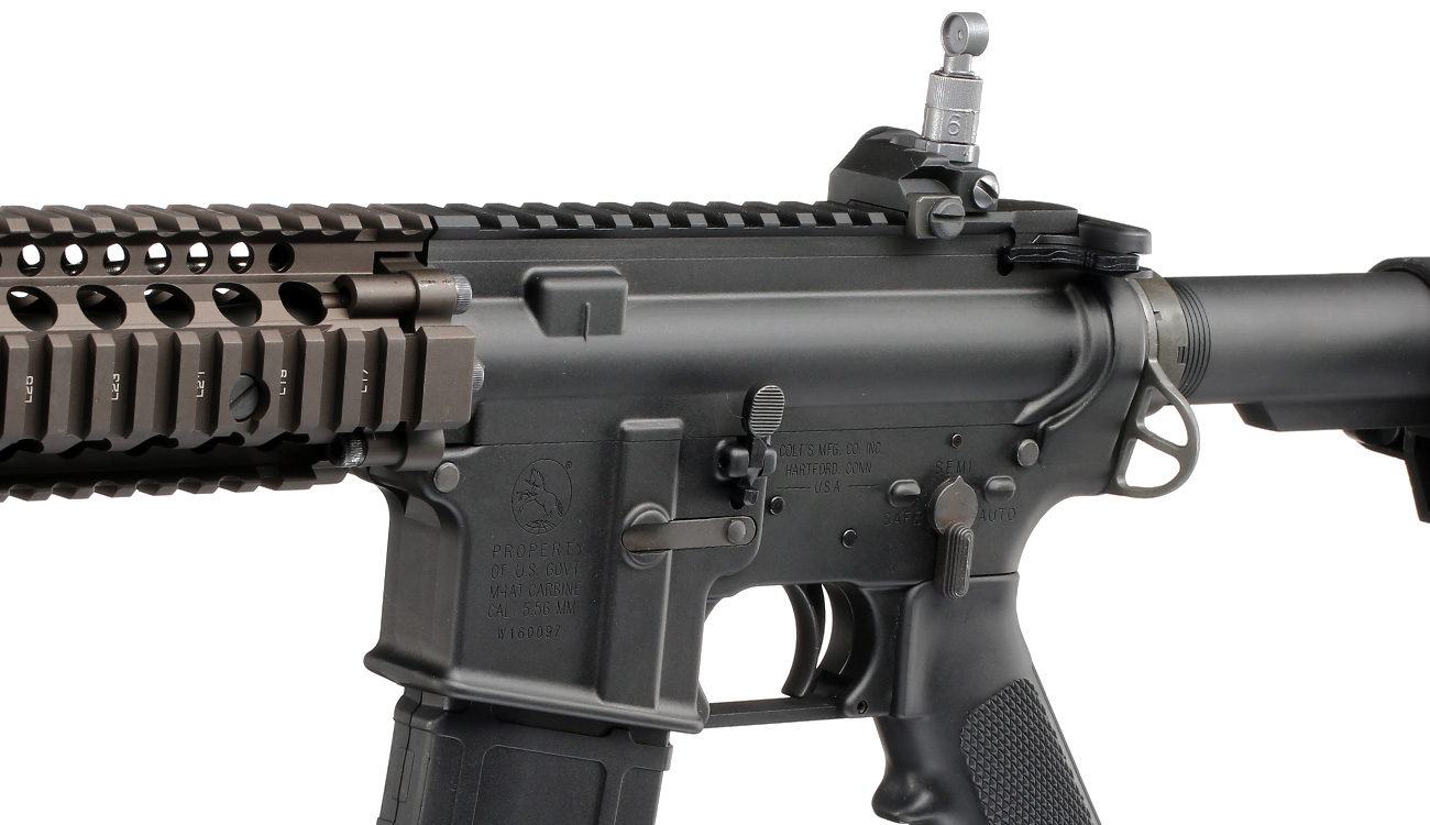 VFC Colt / Daniel Defense M4A1 RIS II FSP Deluxe Vollmetall Gas-Blow-Back 6mm BB Dualtone Bild 7
