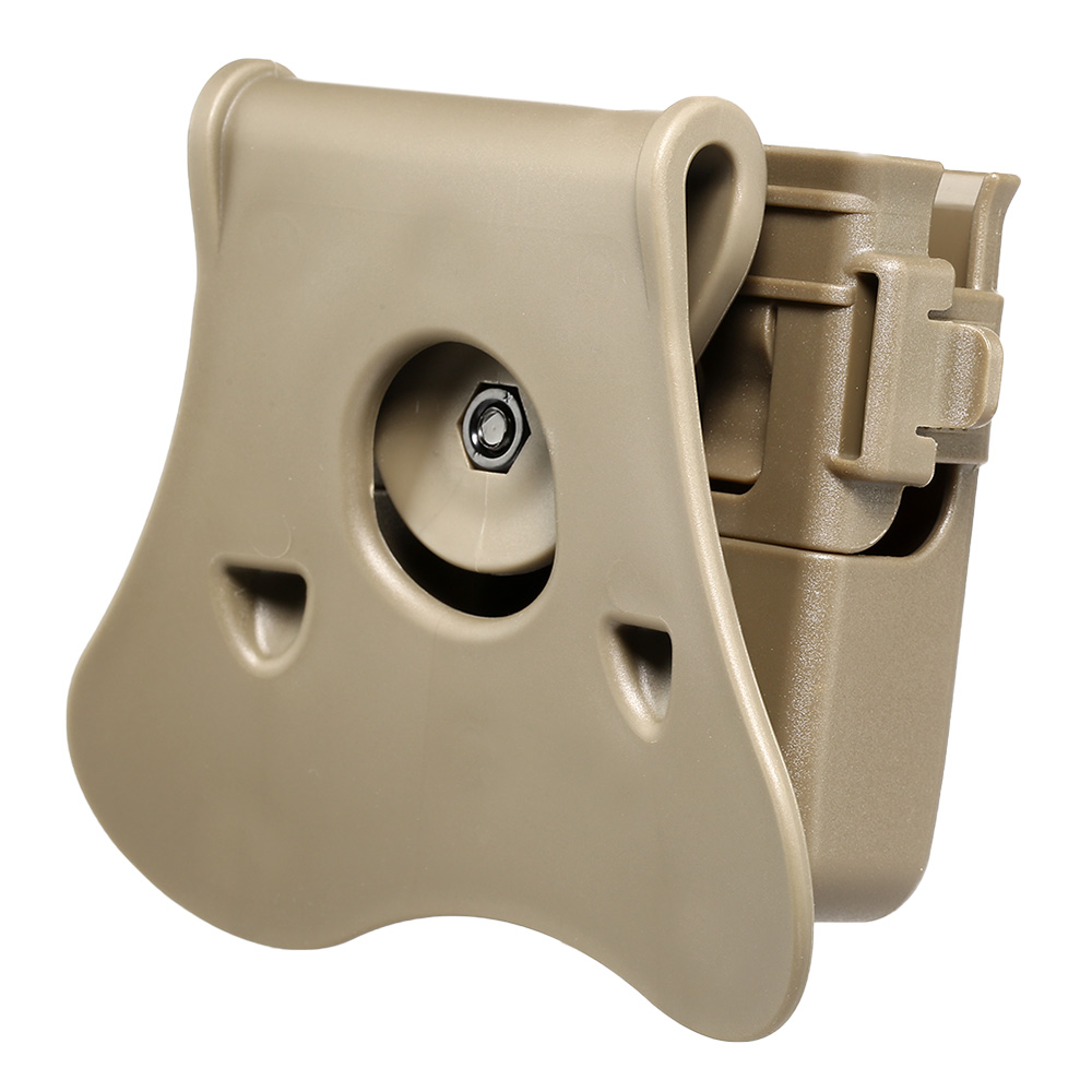 Amomax Doppel-Magazinholster Polymer Paddle f. Single- / Double-Stack Magazine Flat Dark Earth Bild 2