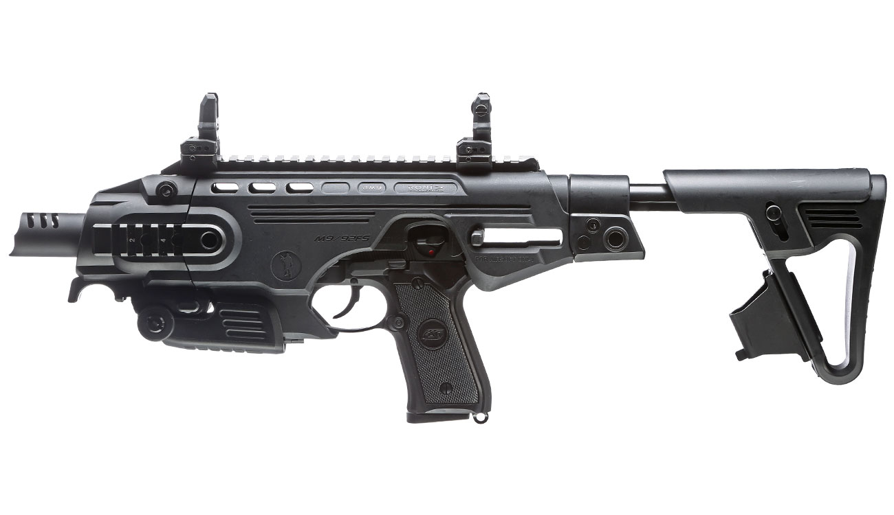 CAA Airsoft Division RONI Carbine Conversion Kit f. TM / KSC / WE / KJ M9 / M9A1 schwarz Bild 3