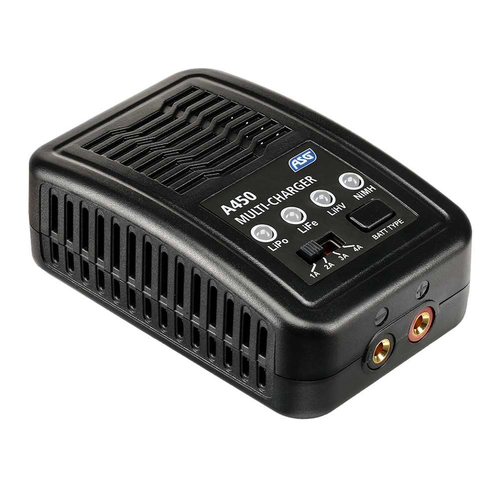 ASG A450 Multi-Charger Ladegert f. LiPo 2-4 / NiMH 6-8 1-4A 50W 230V Bild 1