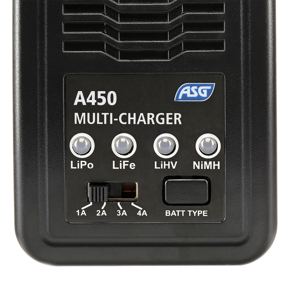 ASG A450 Multi-Charger Ladegerät f. LiPo 2-4 / NiMH 6-8 1-4A 50W 230V Bild 1
