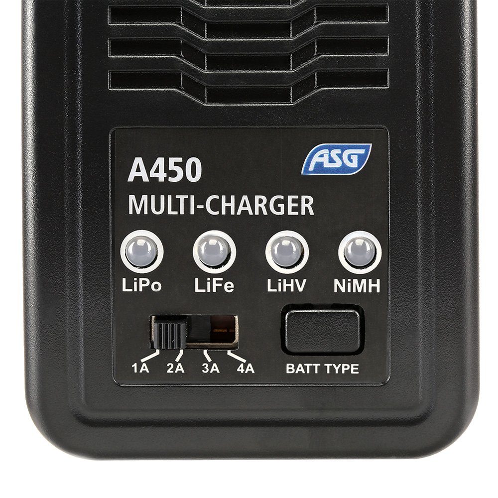 ASG A450 Multi-Charger Ladegert f. LiPo 2-4 / NiMH 6-8 1-4A 50W 230V Bild 3