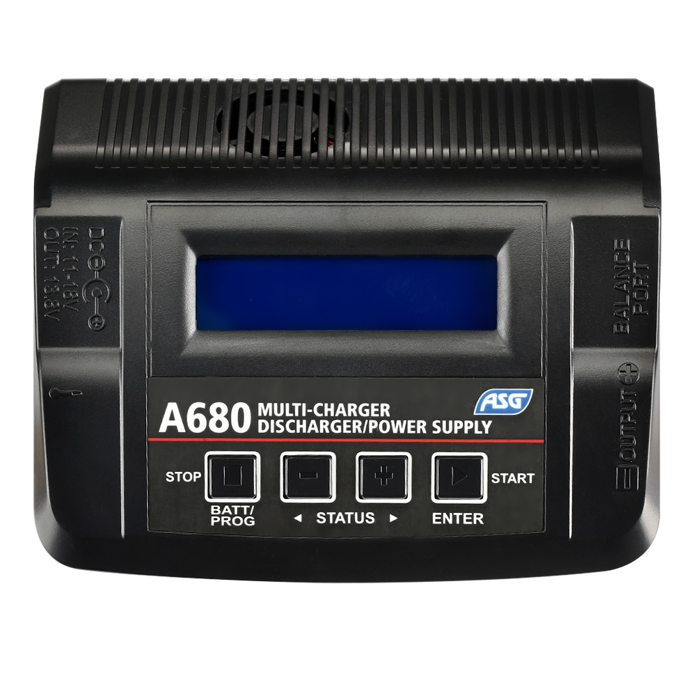 ASG A680 Multi-Charger Ladegert f. LiPo 1-6 / NiMH 1-15 1-8A 80W 230V Bild 2