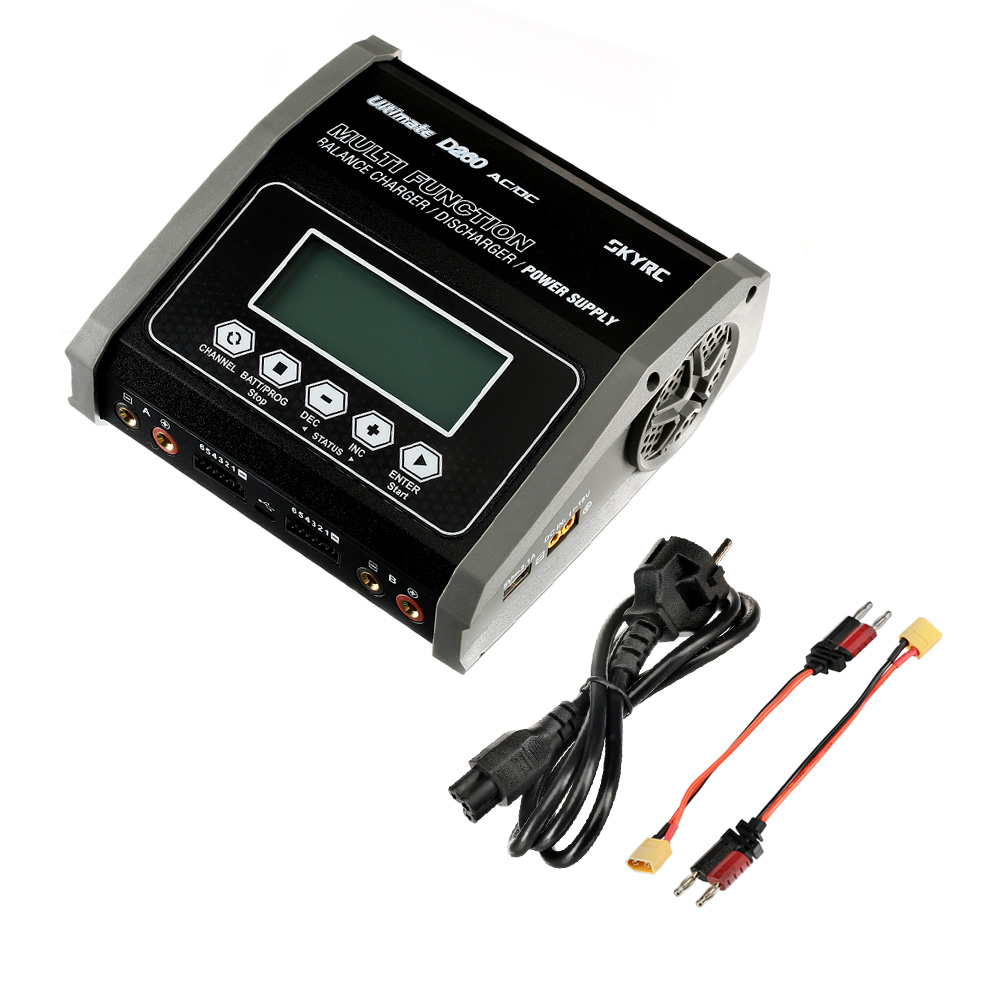 SKYRC D260 AC/DC Ultimate Duo Ladegert LiPo 1-6s 14A 260W 12 / 230V SK100157