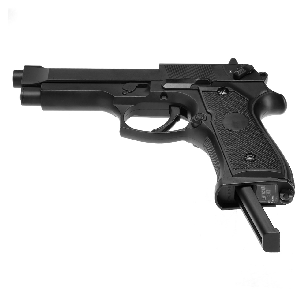 Cyma M92 mit Metallschlitten Komplettset AEP 6mm BB schwarz - MosFet / LiPo Version Bild 4