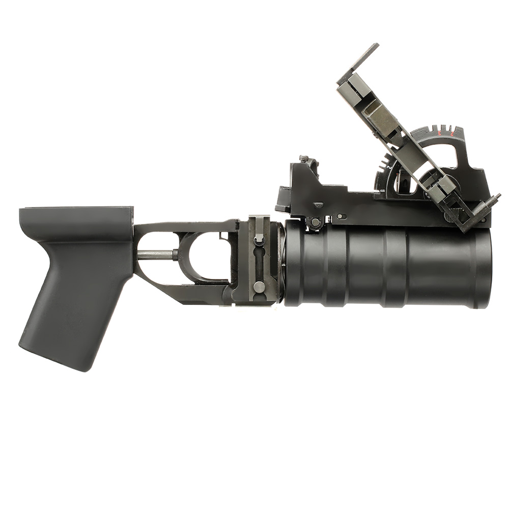 King Arms GP-30 Obuvka 40mm Granatwerfer f. AK S-AEG / GBB Serie schwarz Bild 1