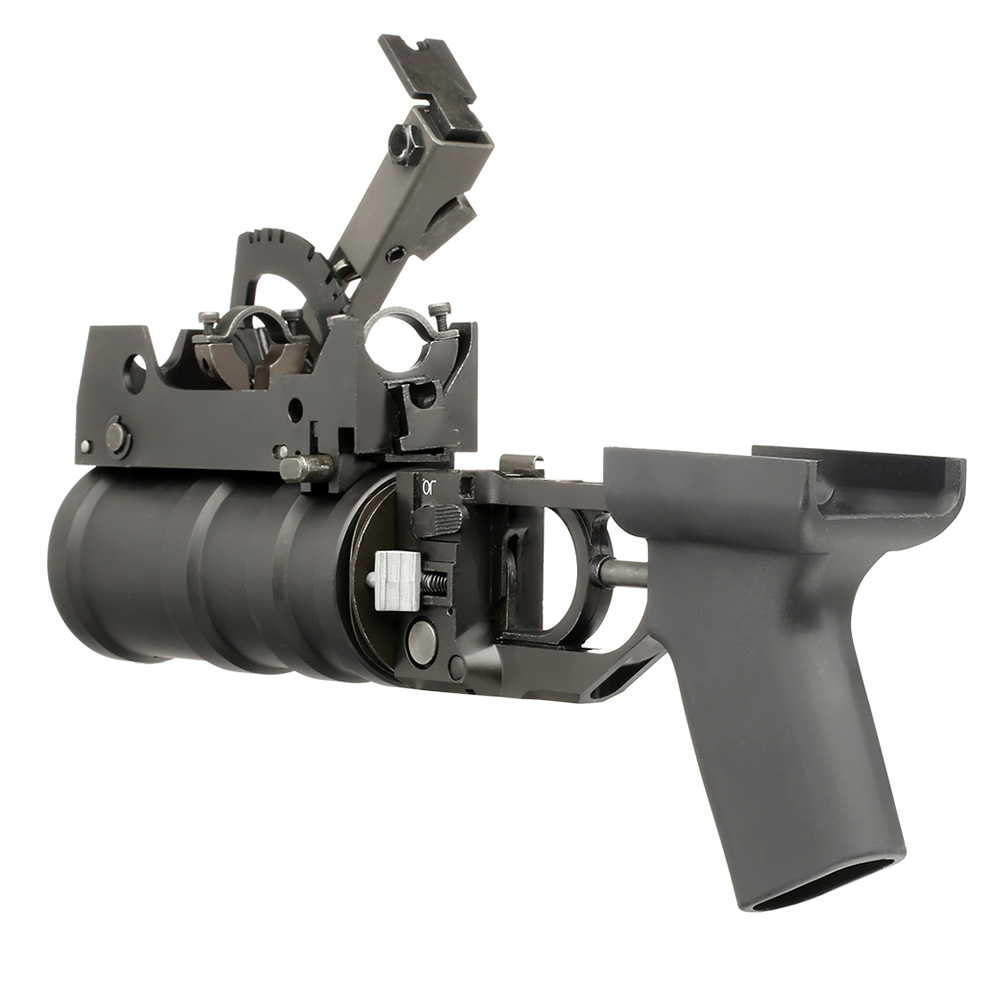 King Arms GP-30 Obuvka 40mm Granatwerfer f. AK S-AEG / GBB Serie schwarz Bild 4