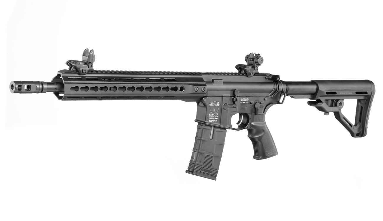 ICS CXP-UK1R Rifle TransforM4 Vollmetall EBB S-AEG 6mm BB schwarz