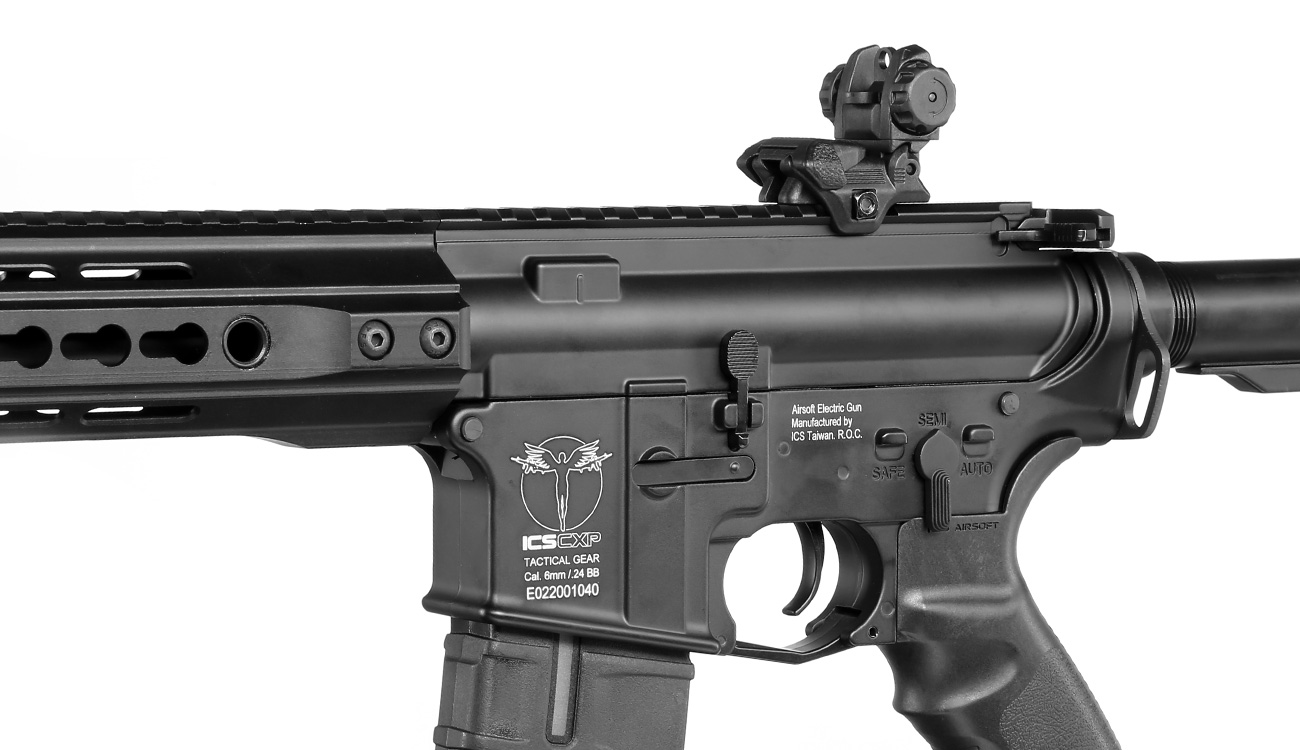 ICS CXP-UK1R Rifle TransforM4 Vollmetall EBB S-AEG 6mm BB schwarz Bild 7