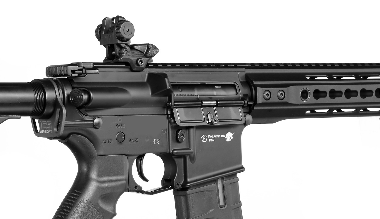 ICS CXP-UK1R Rifle TransforM4 Vollmetall EBB S-AEG 6mm BB schwarz Bild 8