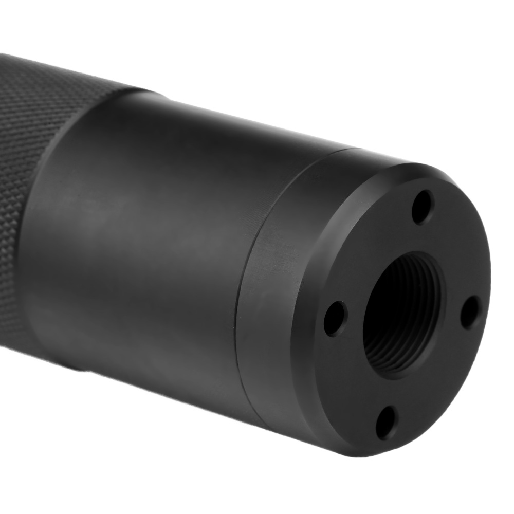 ICS BLE Shadow Aluminium Extension Silencer 112mm 14mm- / 14mm+ schwarz Bild 5