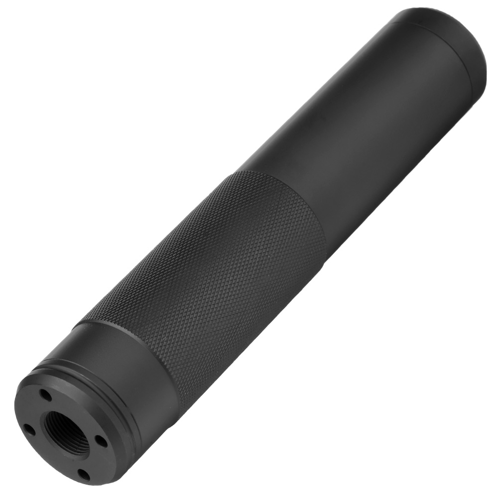 ICS BLE Shadow Aluminium Extension Silencer 170mm 14mm- / 14mm+ schwarz Bild 1