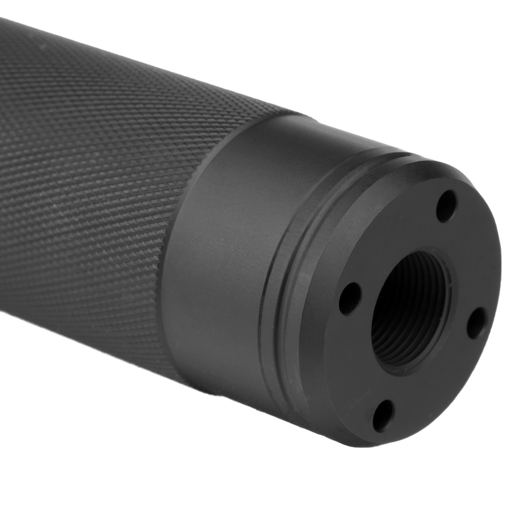 ICS BLE Shadow Aluminium Extension Silencer 170mm 14mm- / 14mm+ schwarz Bild 5