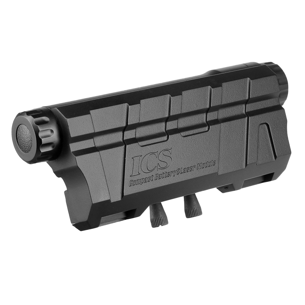 ICS CS4 CQB Akkubox / Battery Box f. 20 - 22mm Schienen schwarz