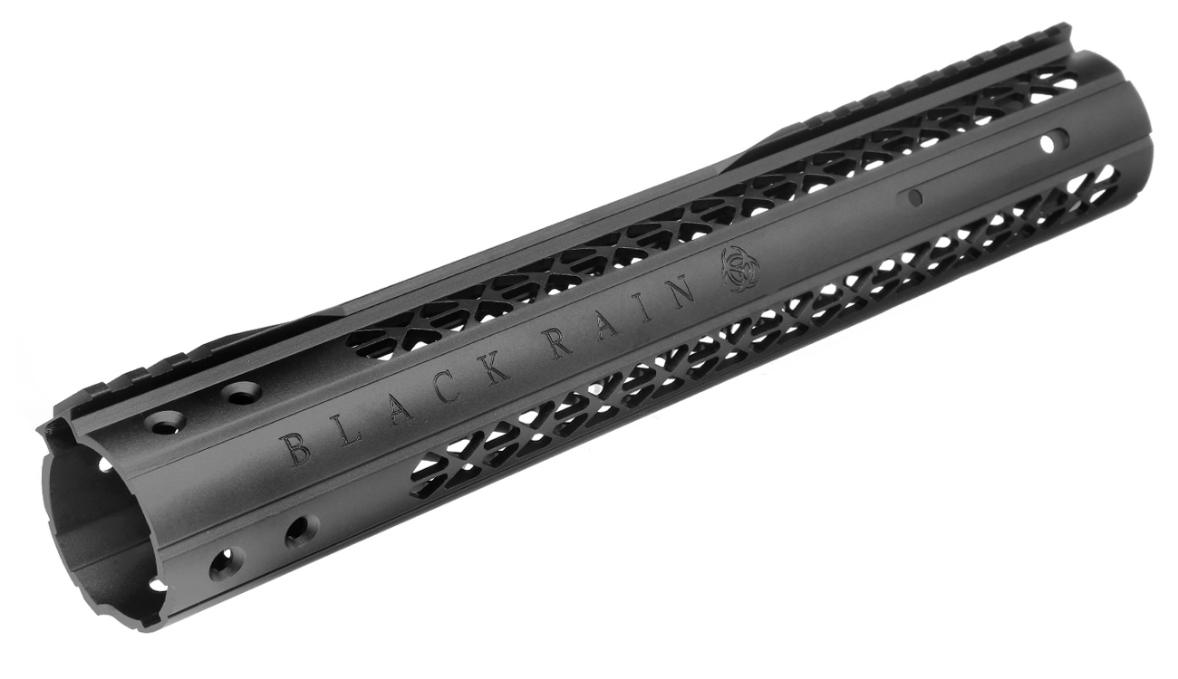 King Arms M4 / M16 Black Rain Ordnance Mod Rail Handguard 12 Zoll inkl. Fluted Lauf schwarz Bild 1