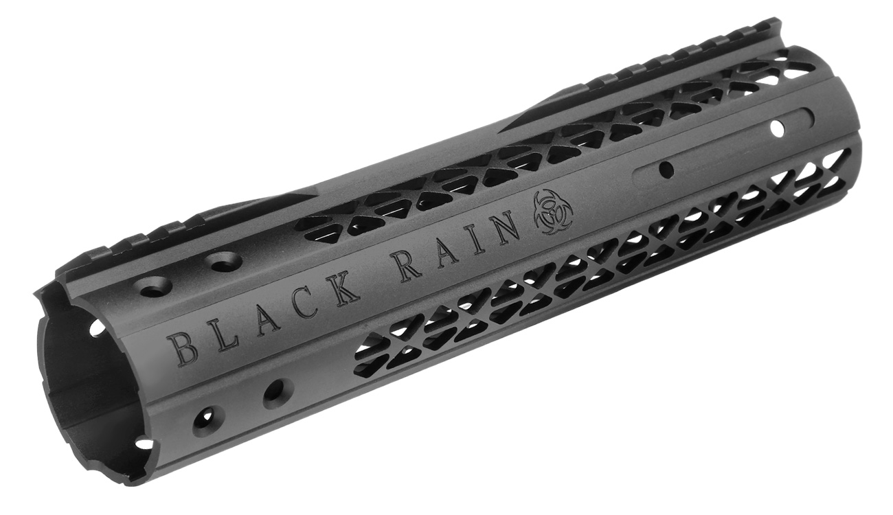 King Arms M4 / M16 Black Rain Ordnance Mod Rail Handguard 9 Zoll inkl. Fluted Lauf schwarz Bild 1