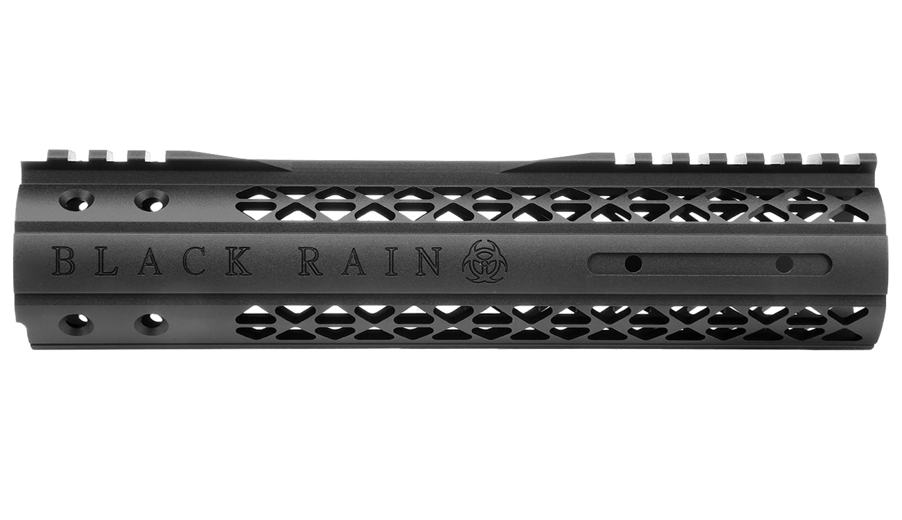 King Arms M4 / M16 Black Rain Ordnance Mod Rail Handguard 9 Zoll inkl. Fluted Lauf schwarz Bild 3