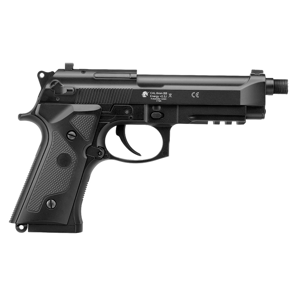 Ersatzteilset Cyma M9A1 mit Metallschlitten Komplettset AEP 6mm BB schwarz - MosFet / LiPo Version Bild 2
