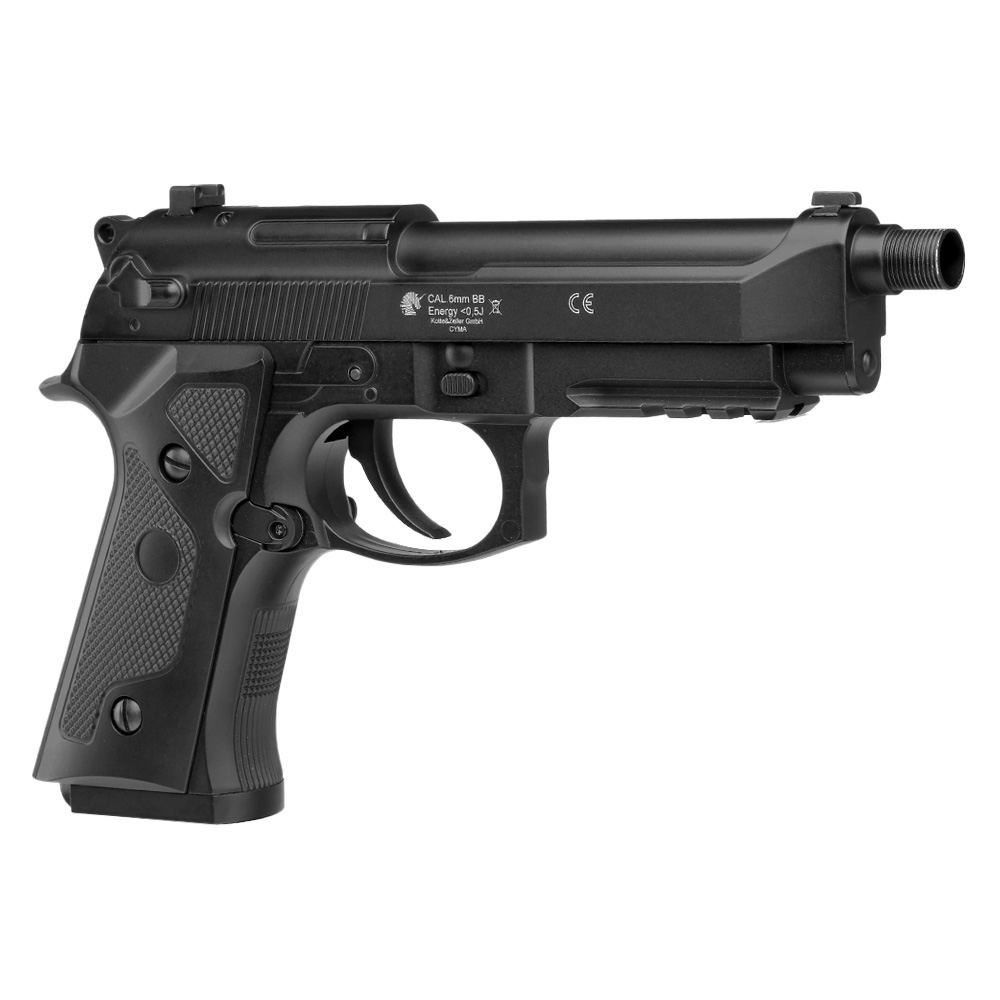 Ersatzteilset Cyma M9A1 mit Metallschlitten Komplettset AEP 6mm BB schwarz - MosFet / LiPo Version Bild 6