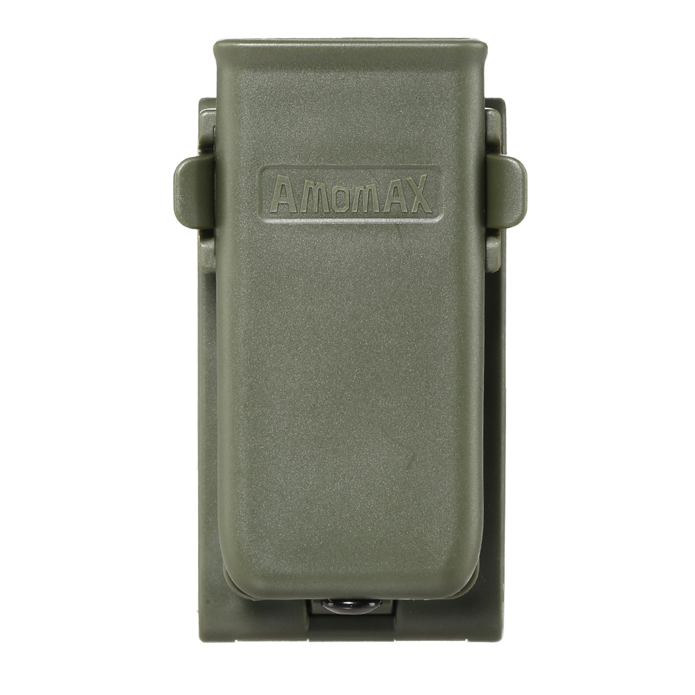 Amomax Single-Magazinholster Polymer Paddle f. Single- / Double-Stack Magazine oliv