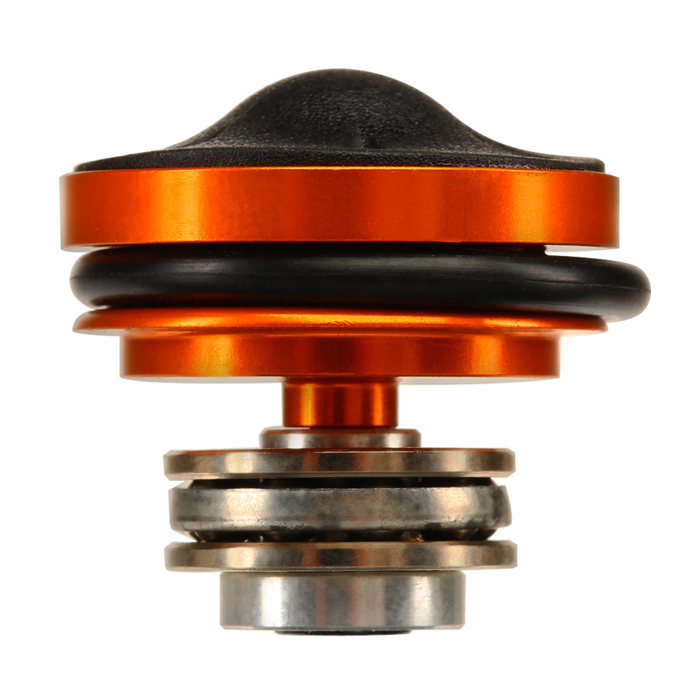 ICS Bore-Up Aluminium Silent Piston Head 6-Hole Design inkl. Kugellager orange Bild 4
