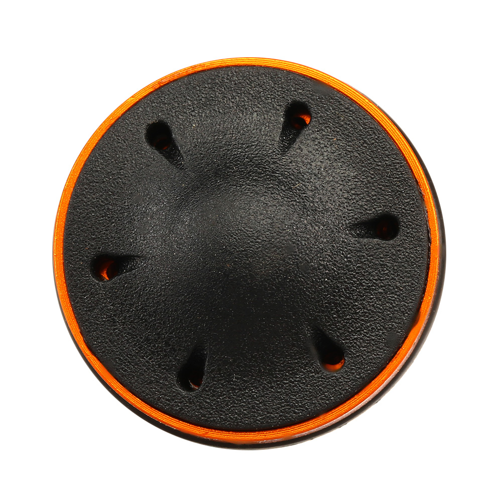 ICS Bore-Up Aluminium Silent Piston Head 6-Hole Design inkl. Kugellager orange Bild 5