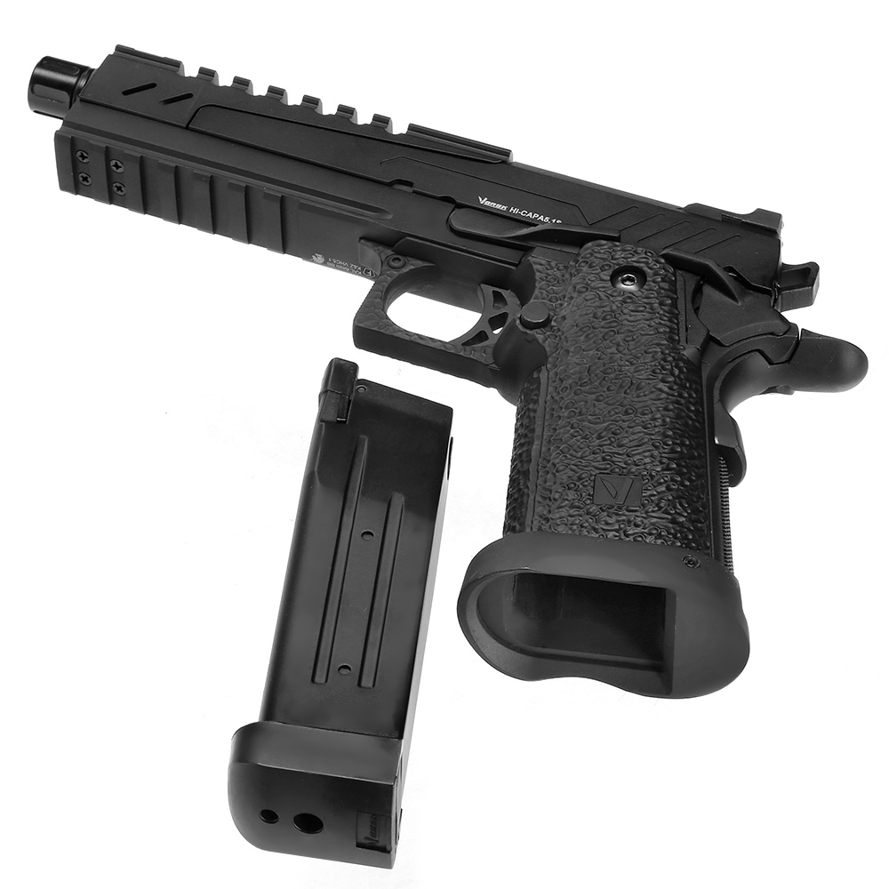 Vorsk Airsoft Hi-Capa 5.1 Split-Slide Vollmetall GBB 6mm BB schwarz Bild 6