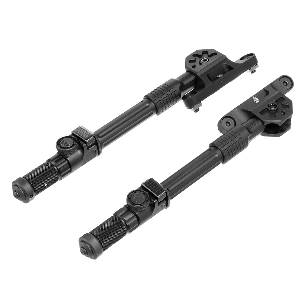 UTG M-Lok Recon Flex II Side-Mount Metall Zweibein - Gummife 186 - 246 mm schwarz