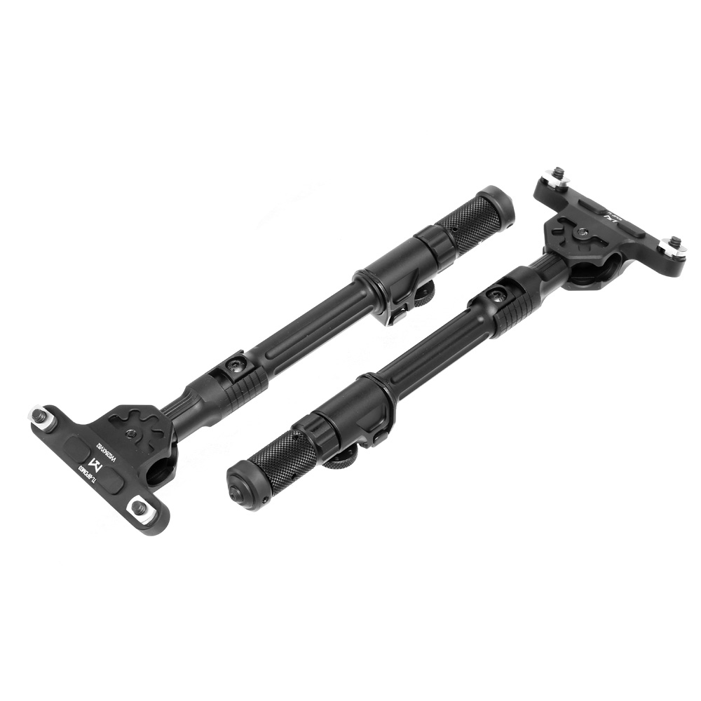 UTG M-Lok Recon Flex II Side-Mount Metall Zweibein - Gummife 186 - 246 mm schwarz Bild 1