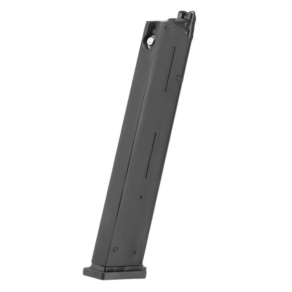 Vorsk M1911 MEU / VX-9 GBB Magazin 36 Schuss Extended schwarz - Softairgas-Version Bild 1