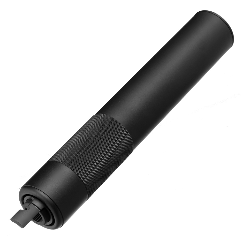 Modify PP-2K Aluminium Suppressor Silencer 225mm 14mm- f. PP-2K GBB schwarz Bild 1