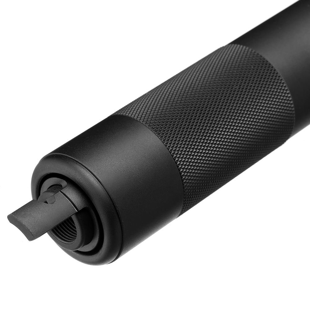 Modify PP-2K Aluminium Suppressor Silencer 225mm 14mm- f. PP-2K GBB schwarz Bild 5