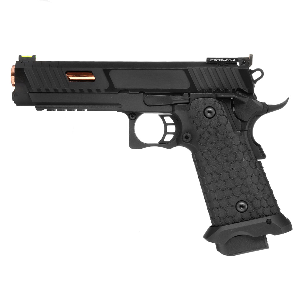 ASG / STI International Combat Master 2011 JW3 Airsoftpistole Vollmetall CO2BB 6mm BB schwarz Bild 1