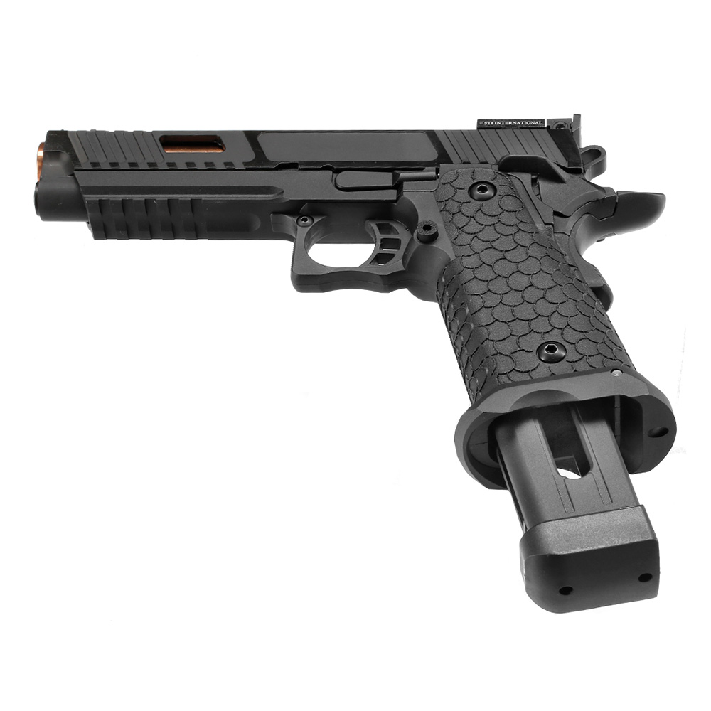 ASG / STI International Combat Master 2011 JW3 Airsoftpistole Vollmetall CO2BB 6mm BB schwarz Bild 5