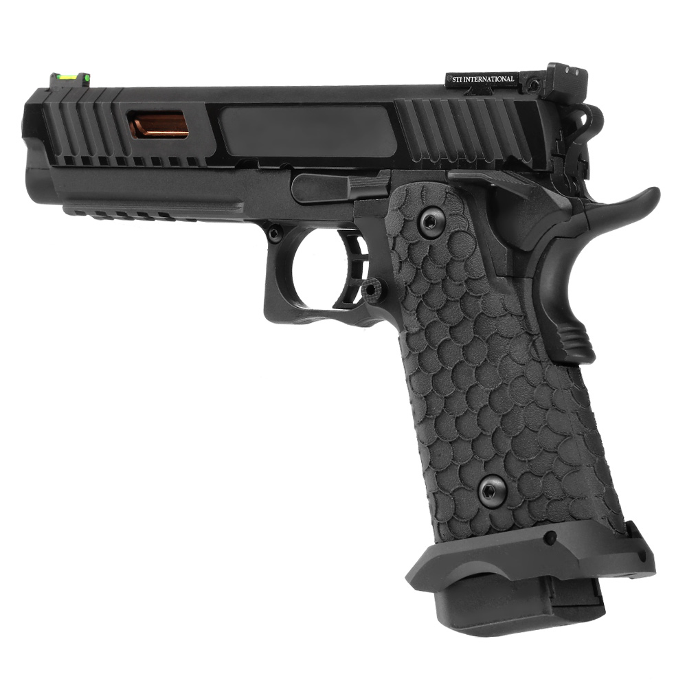 ASG / STI International Combat Master 2011 JW3 Airsoftpistole Vollmetall CO2BB 6mm BB schwarz Bild 8