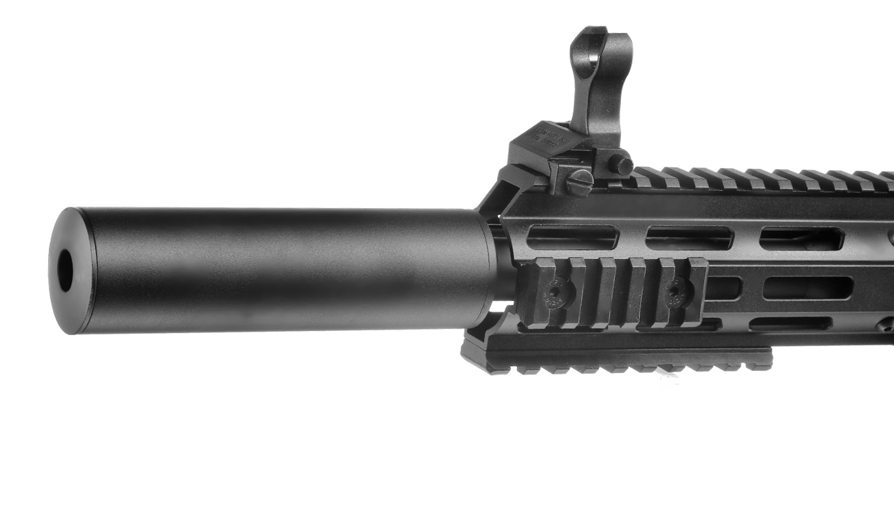 King Arms PDW 9mm SBR M-LOK SD Polymergehuse S-AEG 6mm BB schwarz Bild 6